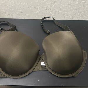 Olive Green Demi Push Up Bra
